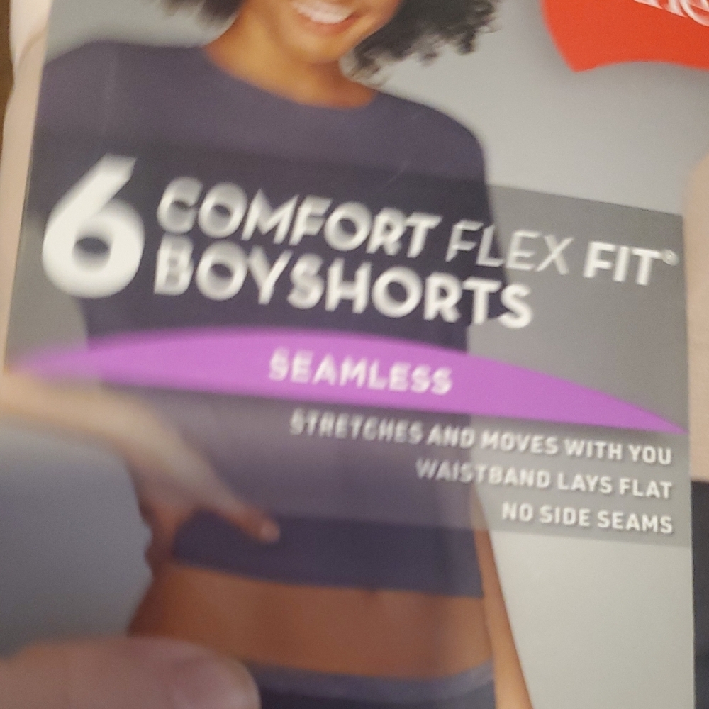 Hanes Seamless Boyshorts - Multi Color - Picture 5 of 7